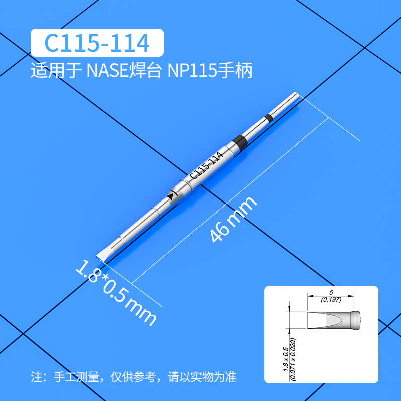 Ujung Solder C115, C115-113 10 - C115 Nano Soldering Iron Station ulasan dan harga