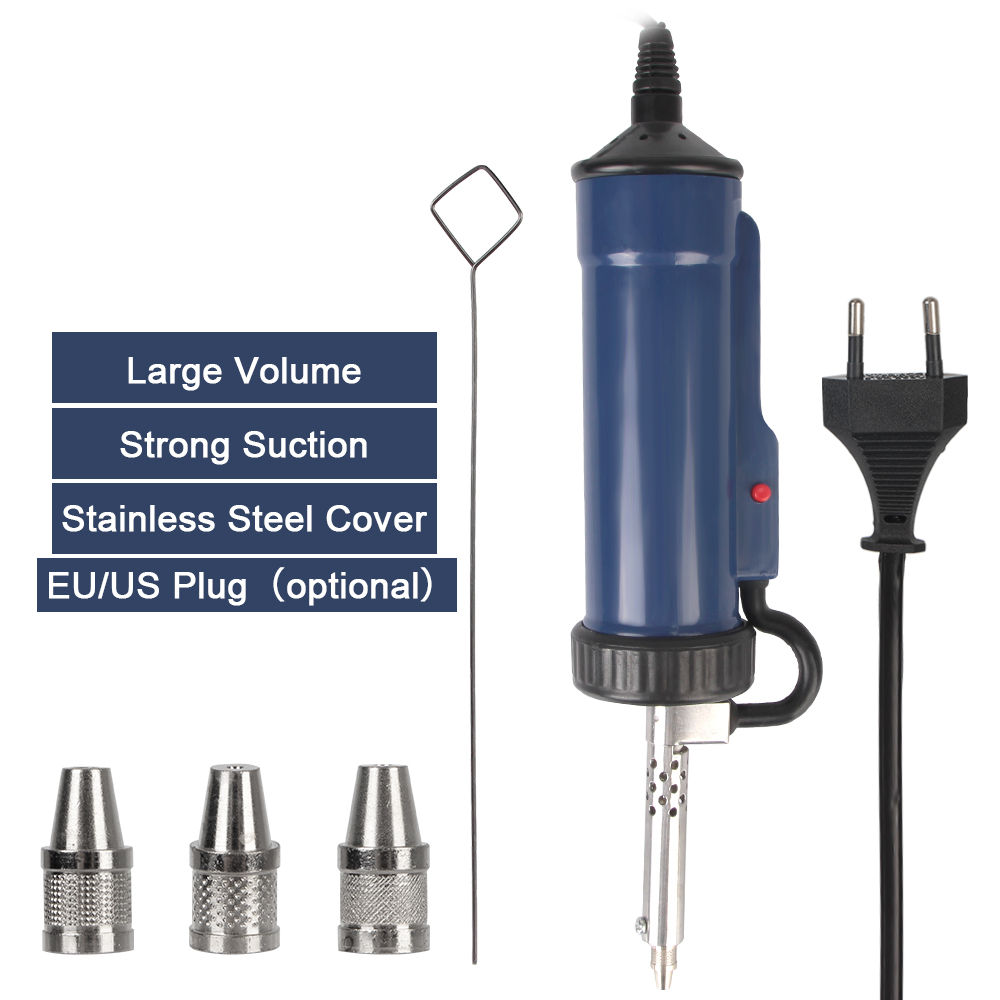 Mesin Pematrian Baru Pengisap  - Desoldering Pump Electric Vacuum Station ulasan dan harga